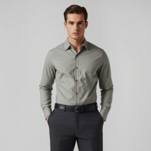 lucid origin create a premium e commerce product image solid regular fits lining shirt realis 0